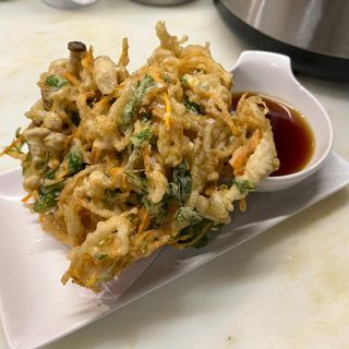 Kakiage de verduras y setas