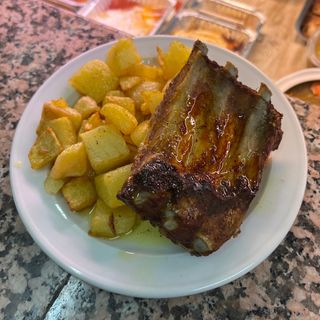 Costilla De Cerdo Al Horno (Ración)