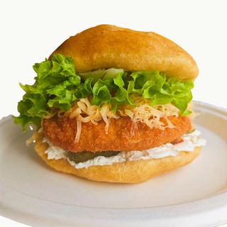 Langos Burger Kurczak 