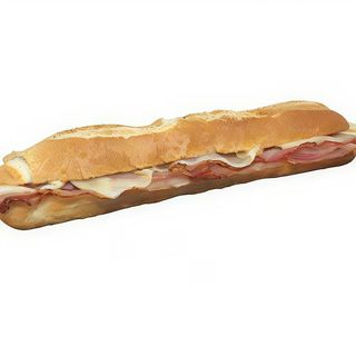 Bocadillo Bacon A La Plancha Con Queso Fundido