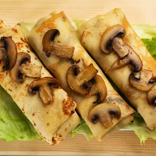 Crêpe Fromage Champignons
