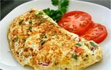 Omelette with vegetables