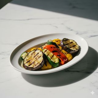 Tris di verdure grigliate