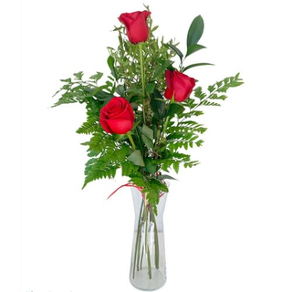 Tres Rosas Rojas