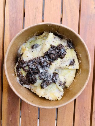 Ravioli di ricotta e spinaci con funghi e tartufo