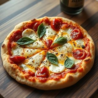 Pizza owoce morza 40cm