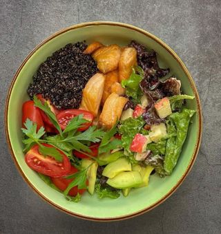 Боул с сёмгой