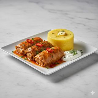 Sarmale cu Mamaliguta