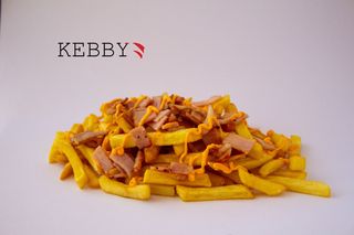 Patatas Con Bacon, Queso Mozarella Y Salsa Blanca Casera