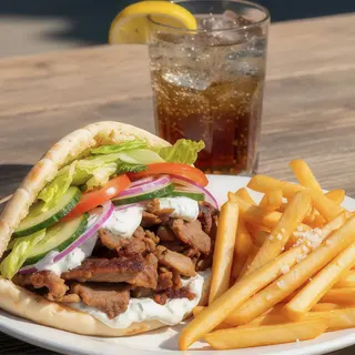 Menú pita grande