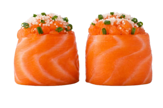 Gunkan de Salmão 4 Unidades