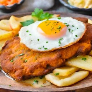 Milanesa A Caballo