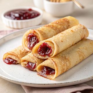 Crêpes À La Confiture
