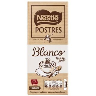 Chocolate Blanco Especial Postres Nestlé Sin Gluten 180 Gr.