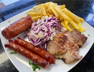 Platou de porc și orez 