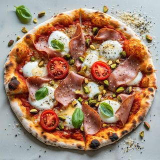 Mortadela e pistacchio