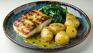 Bacalhau à Lagareiro na Brasa