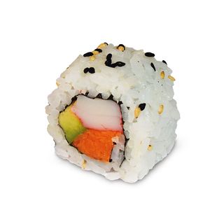 Uramaki granchio, avocado e carota