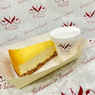 New York Cheesecake con cioccolato fondente (monoporzione)