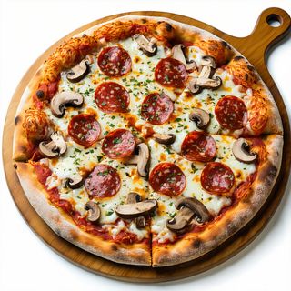 Pizza Salami e Funghi