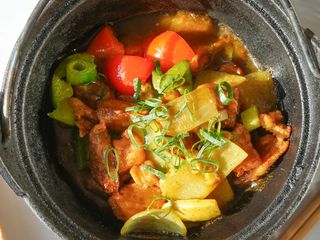 Pollo tailandés al curry