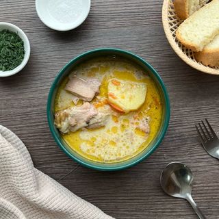  Курица с картофелем в сметане