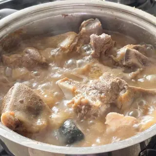 Goat meat aleso -boiled