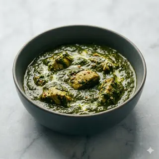 Chicken palak bonless