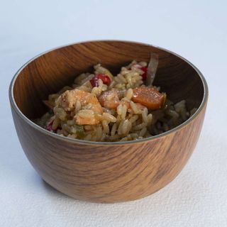 arroz con gamba y soja