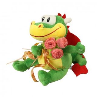 Peluche Dragón Rosas Chuches 30 cm