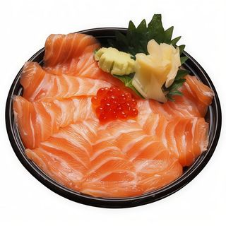 chirashi de salmón