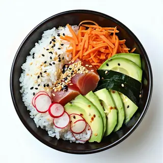 Poke bowl media