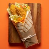 Дурум донер з курячими стріпсами