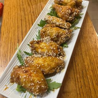 Alitas de pollo agridulce