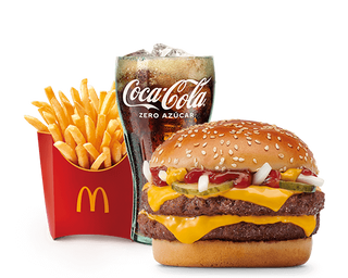 McMenú Cuarto de Libra Doble