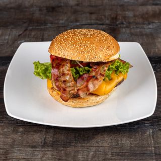 Bacon cheese burger