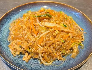 Spaghetti di soia carne piccante