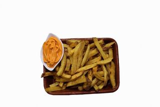 Tapa de patatas fritas caseras