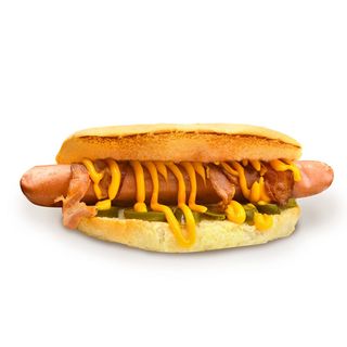 Cheddar bacon dog