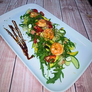 Салат "Свіжий з тунцем та креветкою"(380г)