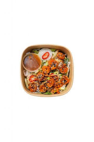 Noodle Salad With Shrimps