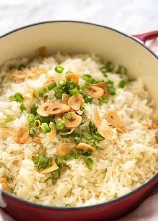 Arroz Basmati Con Ajo