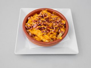 Patatas Con Cheddar Y Bacon