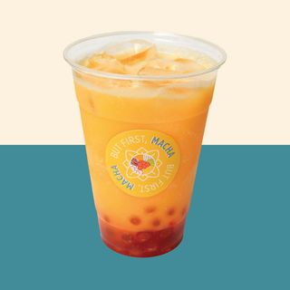 Yellow bubble tea