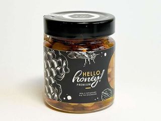 Мед преміум із горіхами (230g)