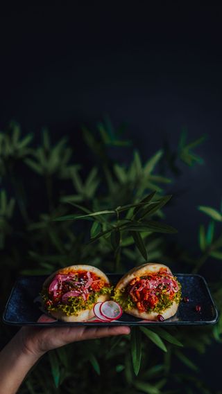 Bao z marynowaną wieprzowiną