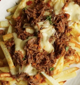 Papas Fritas Con Carne