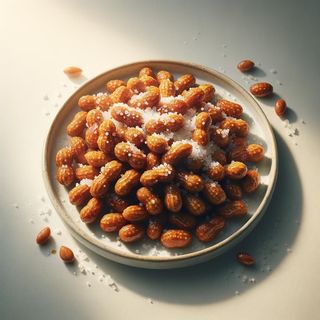 Orzeszki ziemne smażone z cukrem i sosem rybnym