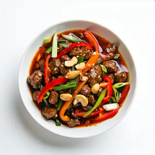 Ternera Al Estilo Kon Pao (Picante)
