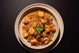 Riz Sauté aux  Crevettes